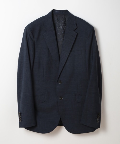 MEN'S BIGI（メンズビギ）の「ウールメランジ千鳥格子スーツ＜セットアップ＞（スーツセット・メンズ・ネイビー/ブラウン/グレー・03/02/01/04）」の14枚目の写真