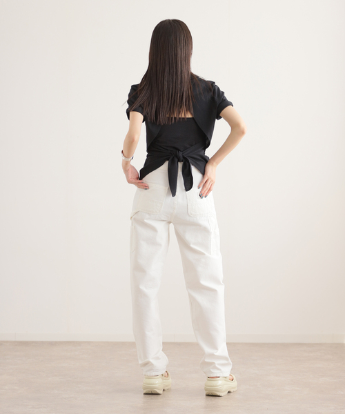 FRED PERRY(フレッドペリー)の「【FRED PERRY/フレッドペリー】TIE-BACK POLO SHIRT:ポロシャツ(ポロシャツ・レディース・ブラック・MEDIUM)」の17枚目の写真