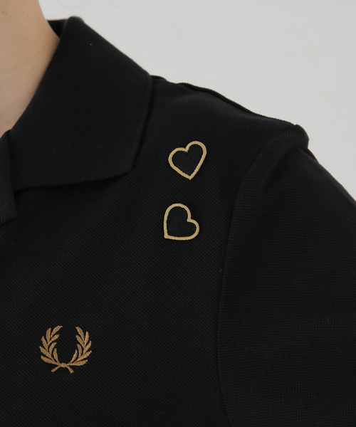 FRED PERRY(フレッドペリー)の「【FRED PERRY/フレッドペリー】TIE-BACK POLO SHIRT:ポロシャツ(ポロシャツ・レディース・ブラック・MEDIUM)」の8枚目の写真