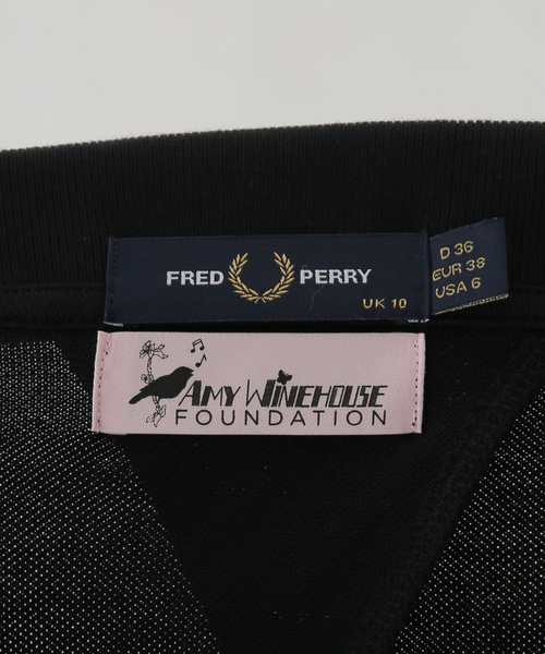 FRED PERRY(フレッドペリー)の「【FRED PERRY/フレッドペリー】TIE-BACK POLO SHIRT:ポロシャツ(ポロシャツ・レディース・ブラック・MEDIUM)」の4枚目の写真