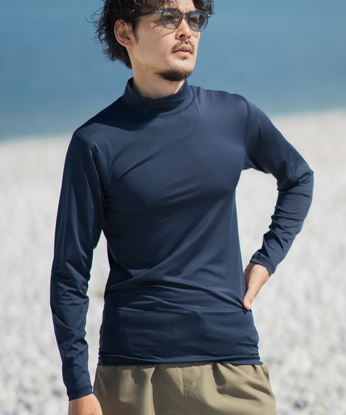 improves（インプローブス）の「長袖 ラッシュガード（ラッシュガード・メンズ・チャコール/ネイビー/ブラック/ライム/ホワイト・MEDIUM/X-LARGE/LARGE）」の5枚目の写真