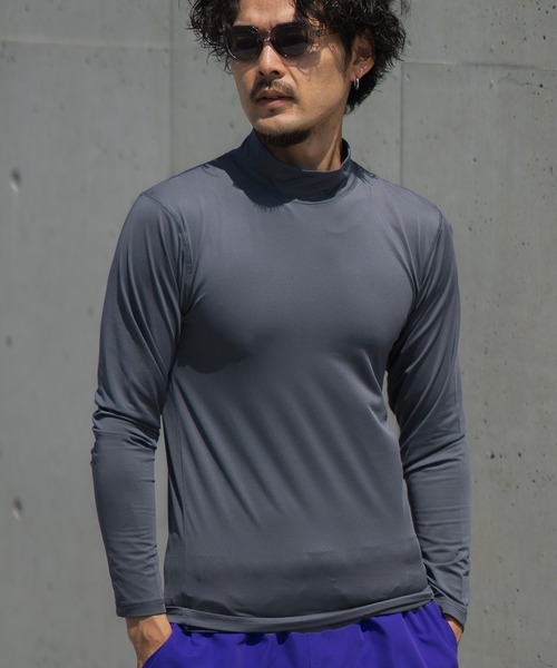 improves（インプローブス）の「長袖 ラッシュガード（ラッシュガード・メンズ・チャコール/ネイビー/ブラック/ライム/ホワイト・MEDIUM/X-LARGE/LARGE）」の4枚目の写真