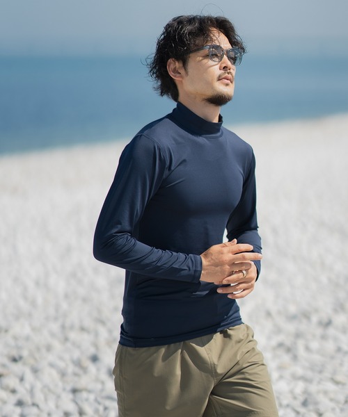 improves（インプローブス）の「長袖 ラッシュガード（ラッシュガード・メンズ・チャコール/ネイビー/ブラック/ライム/ホワイト・MEDIUM/X-LARGE/LARGE）」の19枚目の写真