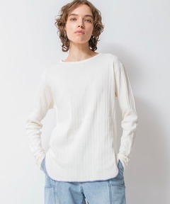 ランダム針抜きプルオーバー