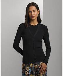 LAUREN RALPH LAUREN / ローレン ラルフ ローレン リブド Vネック カーディガン リブド Vネック カーディガン | LAUREN RALPH LAUREN (Women