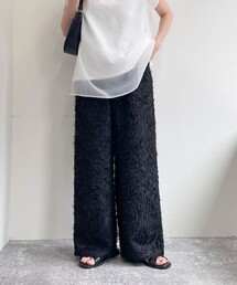 fredy emue | フリンジジャガードパンツ(その他パンツ)