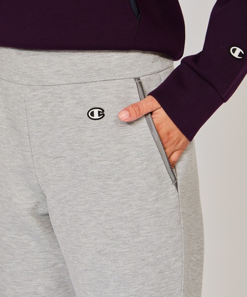 Champion(チャンピオン)の「【Champion/チャンピオン】レディース スポーツ テックウィーブ 3LS スウェットパンツ(スウェットパンツ・レディース・ブラック/グレー/プラム・MEDIUM/LARGE)」の9枚目の写真