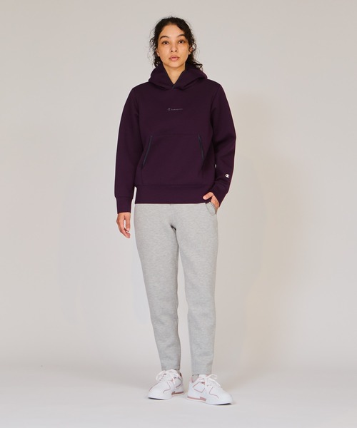 Champion(チャンピオン)の「【Champion/チャンピオン】レディース スポーツ テックウィーブ 3LS スウェットパンツ(スウェットパンツ・レディース・ブラック/グレー/プラム・MEDIUM/LARGE)」の12枚目の写真