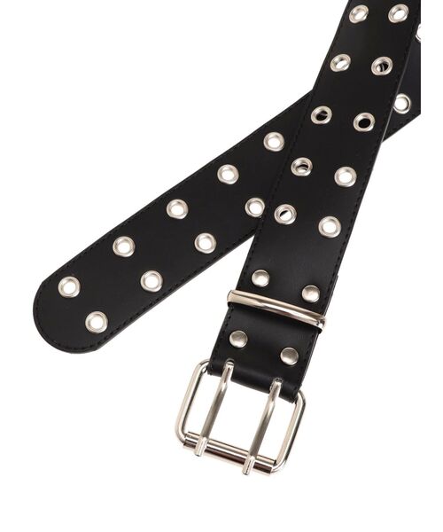 jouetie(ジュエティ)の「ダブルハトメベルト(ベルト・レディース・ブラック/クリア・FREE)」の7枚目の写真