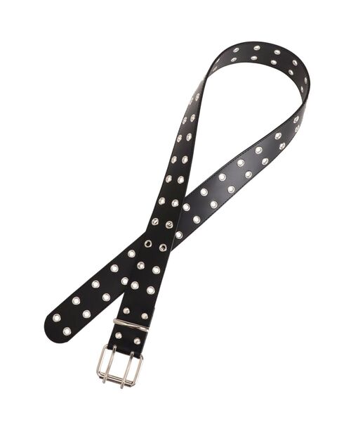 jouetie(ジュエティ)の「ダブルハトメベルト(ベルト・レディース・ブラック/クリア・FREE)」の8枚目の写真