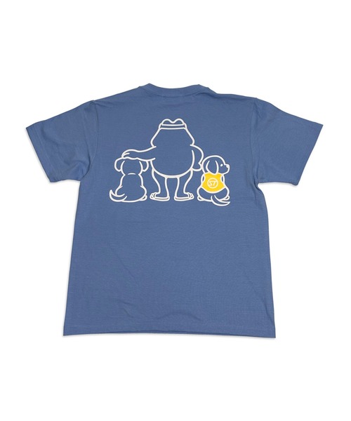 STREAM TRAIL（ストリームトレイル）の「【STPX】 Dave& Puppy Tシャツ（Tシャツ/カットソー・メンズ・ブルー/ライトベージュ・S/M/L）」の2枚目の写真