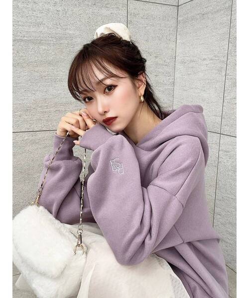 RESEXXY（リゼクシー）の「ポイントストーンベロアシュシュ（シュシュ・レディース・ピンク/ブラック/アイボリー・FREE）」の16枚目の写真