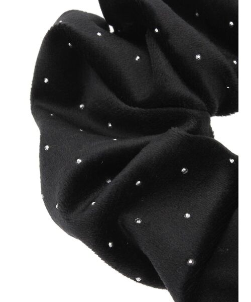 RESEXXY（リゼクシー）の「ポイントストーンベロアシュシュ（シュシュ・レディース・ピンク/ブラック/アイボリー・FREE）」の18枚目の写真