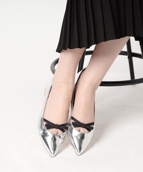 ESPERANZA（エスペランサ）の「リボンバレエコアパンプス（パンプス・レディース・ブラック系1/ピンク系6/その他1・22.5cm/23.0cm/23.5cm/24.0cm/24.5cm）」の14枚目の写真