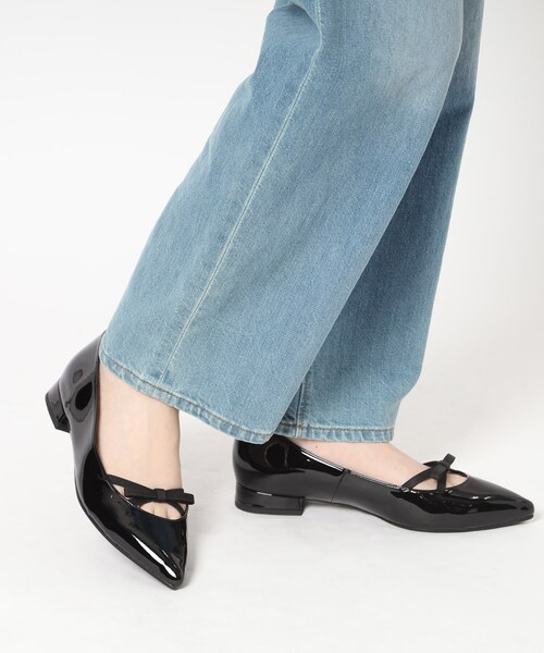 ESPERANZA（エスペランサ）の「リボンバレエコアパンプス（パンプス・レディース・ブラック系1/ピンク系6/その他1・22.5cm/23.0cm/23.5cm/24.0cm/24.5cm）」の17枚目の写真