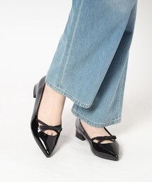 リボンバレエコアパンプス