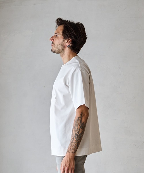 RATTLE TRAP(ラトルトラップ)の「【JUST PLAY】Sorona オーバーサイズTシャツ(Tシャツ/カットソー・メンズ・ブラック/ホワイト/ベージュ・MEDIUM/LARGE/LL)」の6枚目の写真