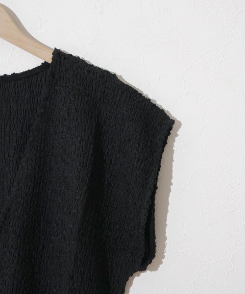 flower（フラワー）の「バブルフレンチトップ（ベスト・レディース・アイボリー/ブラック・FREE）」の13枚目の写真