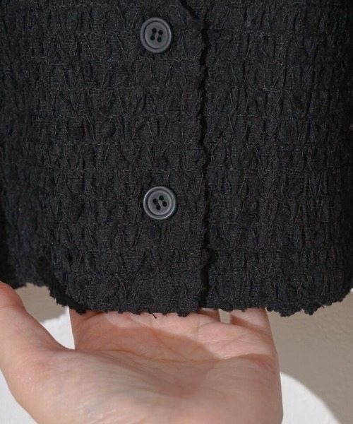 flower（フラワー）の「バブルフレンチトップ（ベスト・レディース・アイボリー/ブラック・FREE）」の10枚目の写真