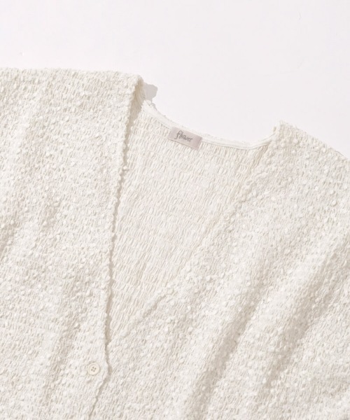 flower（フラワー）の「バブルフレンチトップ（ベスト・レディース・アイボリー/ブラック・FREE）」の7枚目の写真