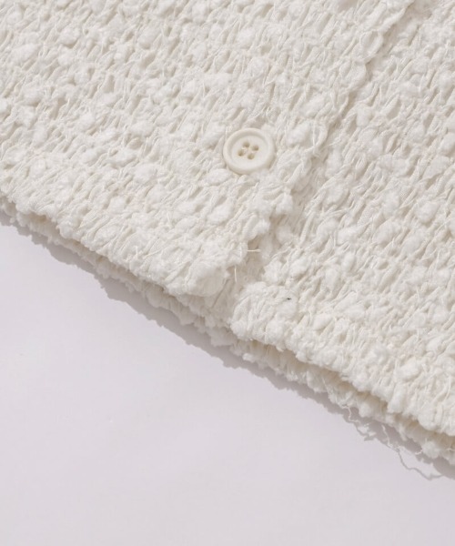 flower（フラワー）の「バブルフレンチトップ（ベスト・レディース・アイボリー/ブラック・FREE）」の5枚目の写真