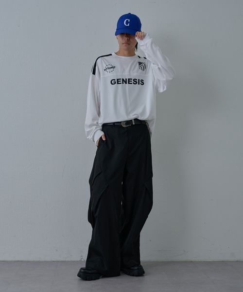 COLONY 2139(コロニートゥーワンスリーナイン)の「ツイルロゴキャップ(キャップ・メンズ・レッド/ブルー/ブラック・FREE)」の20枚目の写真