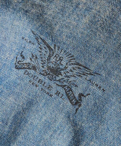 インディゴ デニム ニュースボーイ キャップ（キャップ）｜RRL（ダブル