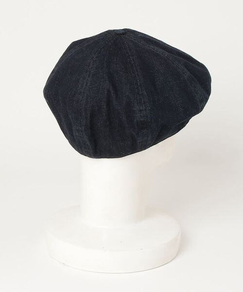 RRL（ダブル アール エル）の「インディゴ デニム ニュースボーイ キャップ（キャップ・メンズ・ブルー・L/S/M）」の3枚目の写真