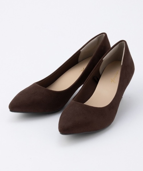 はっ水/吸水速乾/抗菌防臭】美ージーポインテッドトゥパンプス