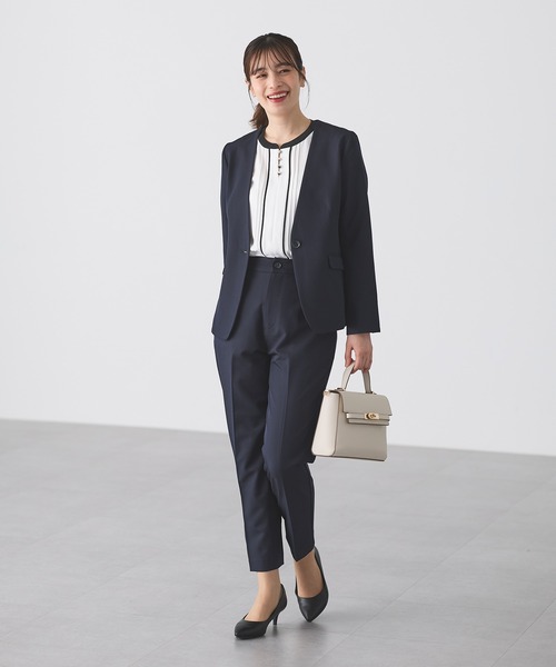 Honeys（ハニーズ）の「【はっ水/吸水速乾/抗菌防臭】美ージーポインテッドトゥパンプス（パンプス・レディース・ブラウン/ブラック/グレイッシュベージュ/シルバー/ブラック系その他/ブルーグレー/ピンク/ダークブラウン/ワインレッド・23.0/23.5/24.0/22.5/24.5/25.0/25.5）」の10枚目の写真