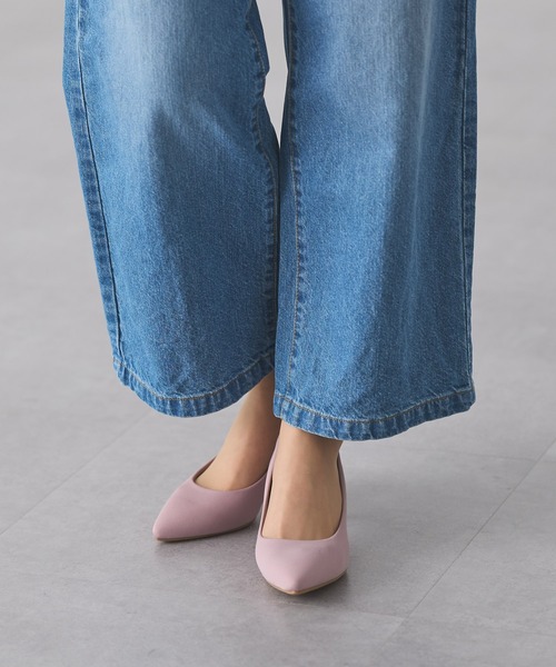 Honeys（ハニーズ）の「【はっ水/吸水速乾/抗菌防臭】美ージーポインテッドトゥパンプス（パンプス・レディース・ブラウン/ブラック/グレイッシュベージュ/シルバー/ブラック系その他/ブルーグレー/ピンク/ダークブラウン/ワインレッド・23.0/23.5/24.0/22.5/24.5/25.0/25.5）」の20枚目の写真