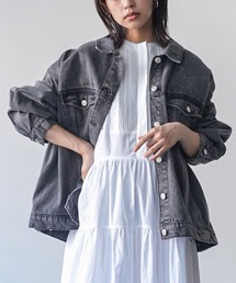mili an deni（ミリアンデニ）の「ビッグシルエットデニムジャケット（デニムジャケット）」