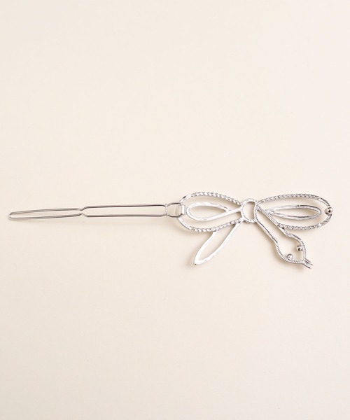 didizizi(ディディジジ)の「ヘビリボンヘアピン(ヘアピン・レディース・シルバー/ゴールド・FREE)」の4枚目の写真