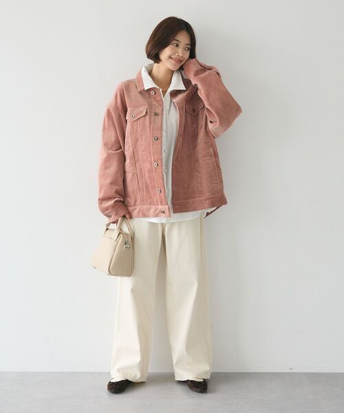 CRAFT STANDARD BOUTIQUE(クラフトスタンダードブティック)の「ワイドデニムパンツ(デニムパンツ・レディース・ライトインディゴブルー/アイボリー・S/M/L)」の18枚目の写真