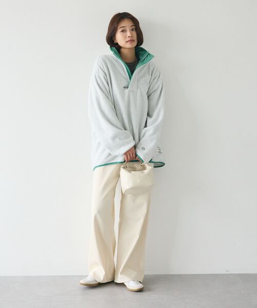CRAFT STANDARD BOUTIQUE(クラフトスタンダードブティック)の「ワイドデニムパンツ(デニムパンツ・レディース・ライトインディゴブルー/アイボリー・S/M/L)」の19枚目の写真