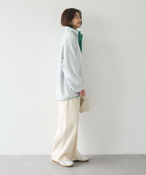 CRAFT STANDARD BOUTIQUE(クラフトスタンダードブティック)の「ワイドデニムパンツ(デニムパンツ・レディース・ライトインディゴブルー/アイボリー・S/M/L)」の20枚目の写真