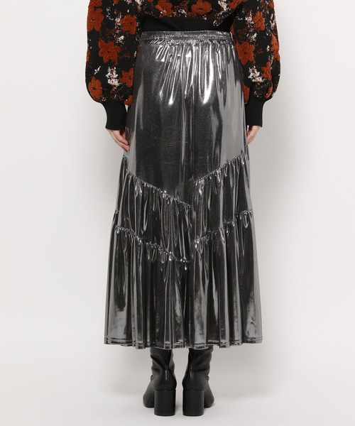 LOWRYS FARM（ローリーズファーム）の「グリッタープリーツスカート
