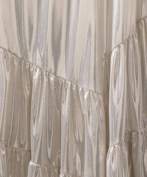 LOWRYS FARM（ローリーズファーム）の「グリッタープリーツスカート　 139171（スカート・レディース・ブラウン/アイボリー/グレー/ブラック・FREE）」の7枚目の写真