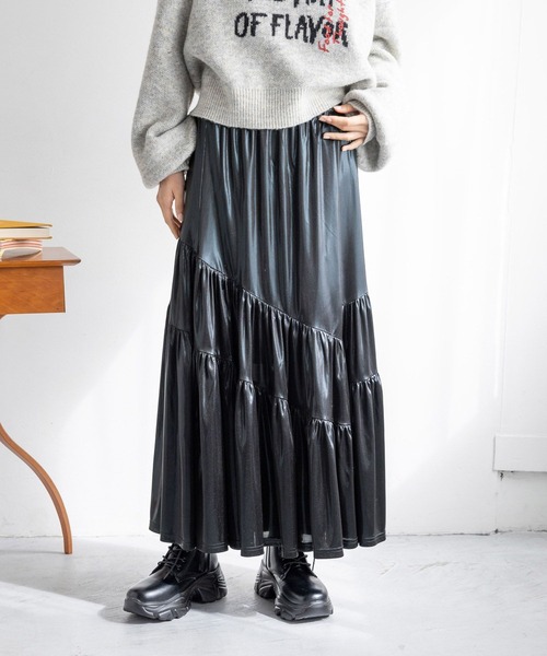 セール】グリッタープリーツスカート 139171（スカート）｜LOWRYS FARM