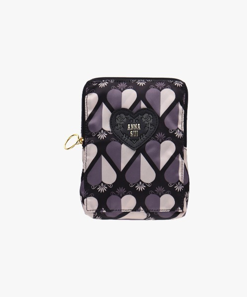 ANNA SUI(アナスイ)の「ハート柄 ポケッタブルエコバッグ(エコバッグ/サブバッグ・レディース・ブラック・FREE)」の7枚目の写真