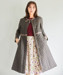 CLOVER CARPET キルト中綿ロングコート
