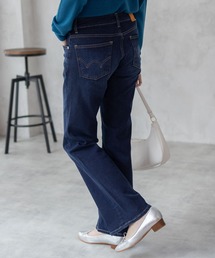 EDWIN ESSENTIALS フレアストレッチデニムパンツ