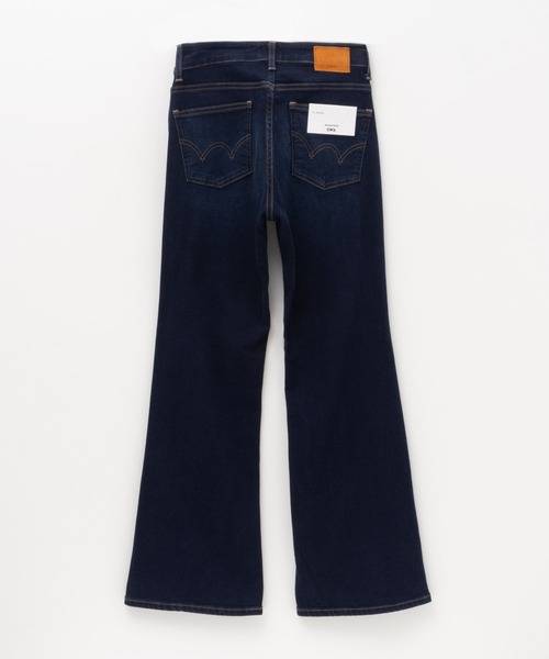 EDWIN(エドウィン)の「EDWIN ESSENTIALS フレアストレッチデニムパンツ(デニムパンツ・レディース・ダークネイビー・XS/S/M/L)」の13枚目の写真
