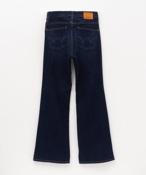 EDWIN(エドウィン)の「EDWIN ESSENTIALS フレアストレッチデニムパンツ(デニムパンツ・レディース・ダークネイビー・XS/S/M/L)」の14枚目の写真