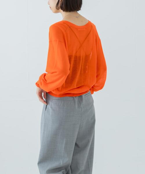 セール】カシミヤミックスVネックカーディガン（カーディガン/ボレロ