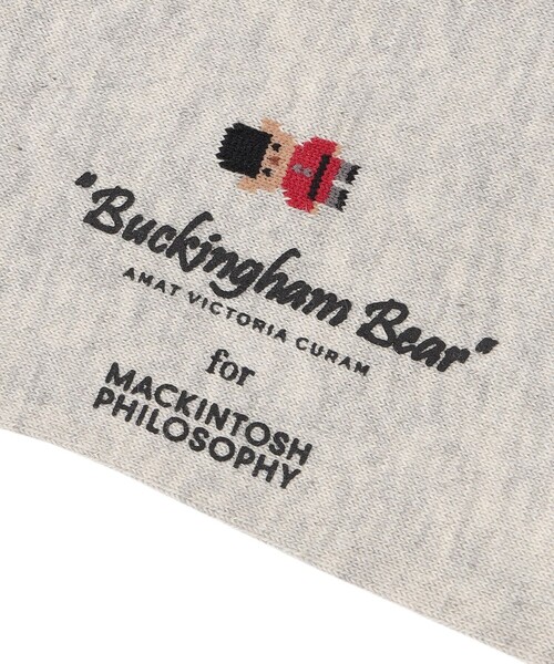 MACKINTOSH PHILOSOPHY（ﾏｯｷﾝﾄｯｼｭ ﾌｨﾛｿﾌｨｰ）の「【WEB&一部店舗限定】バッキンガムベア 総柄ソックス（ソックス/靴下・レディース・グレー系その他/オフホワイト/チャコールグレー/ダークネイビー・FREE）」の8枚目の写真