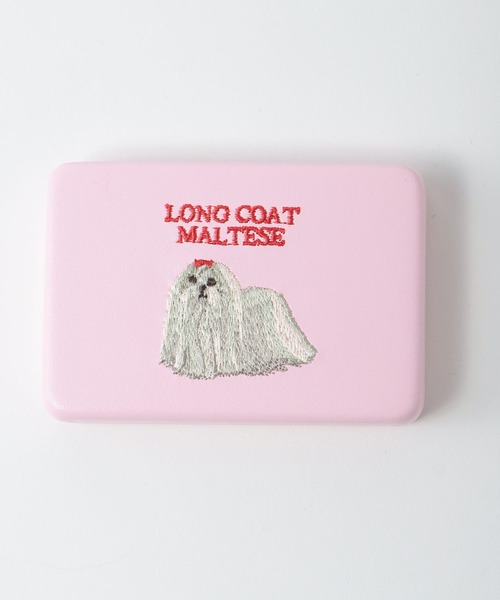 Three Four Time（ｽﾘｰﾌｫｰﾀｲﾑ）の「【JOliJOli】フェイバリットシングスキャリング刺繍コンパクトミラーケース　＠（その他小物・レディース・グリーン/ピンク/ブルー/シルバー・FREE）」の9枚目の写真