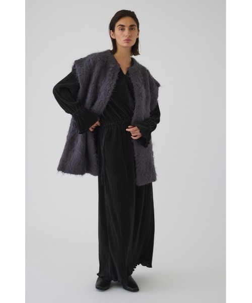 RIM.ARK(リムアーク)の「Brilliant knit gown ブリリアントニットガウン(ベスト・レディース・ブラック/グレー/ライトグレー・FREE)」の22枚目の写真