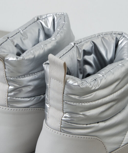 CIAOPANIC（チャオパニック）の「厚底ショートスノーブーツ（ブーツ・レディース・ブラック/シルバー・SMALL/MEDIUM/LARGE/X-LARGE）」の22枚目の写真