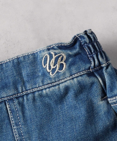 Right-on（ライトオン）の「【VIVIAN BLUE】デニムレースアップスカート（デニムスカート・キッズ・ダークインディゴブルー/ブラック・130/140/150/160）」の8枚目の写真